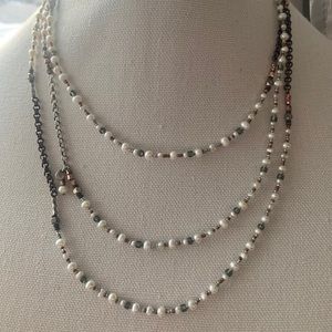 Silpada long layering necklace